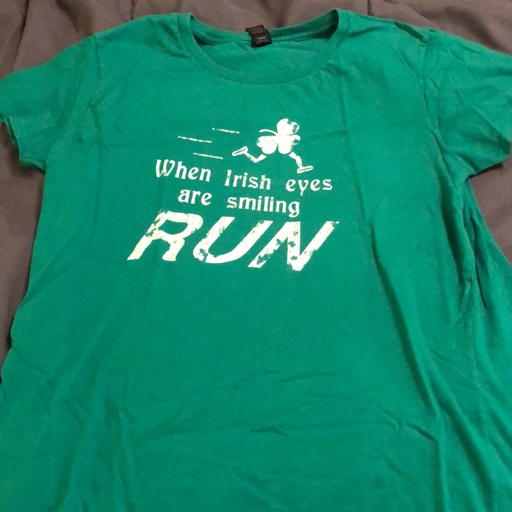 “When Irish Eyes are Smiling RUN” short sleeve tee
